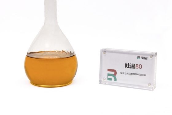 Good price Polysorbate 80, Polyoxyethylene (20) Sorbitan Monooleate C64H124O26 Cosmetics Emulsifier online